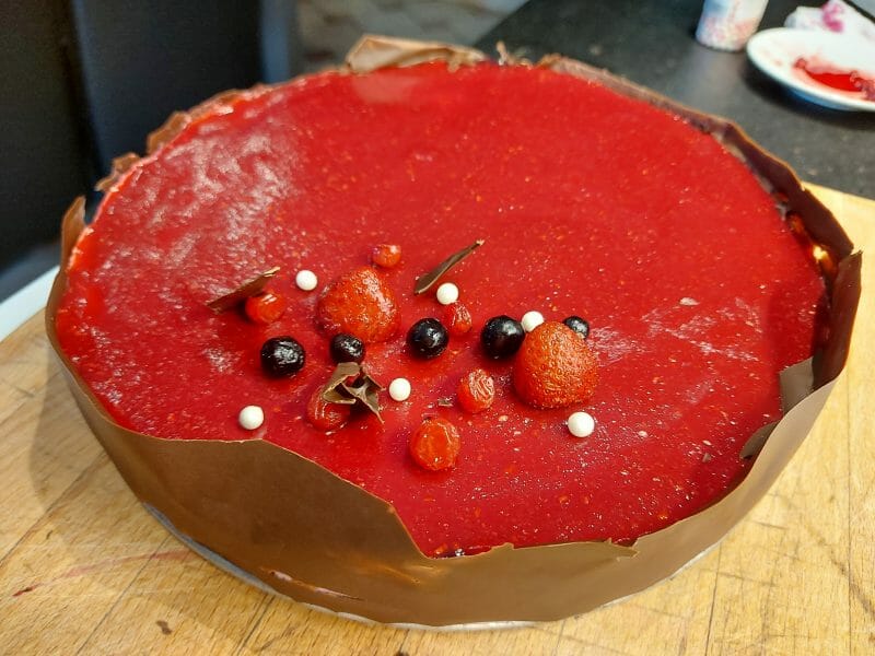 Cliquez pour zoomer ! Bavarois aux framboises Thermomix par Amandine3