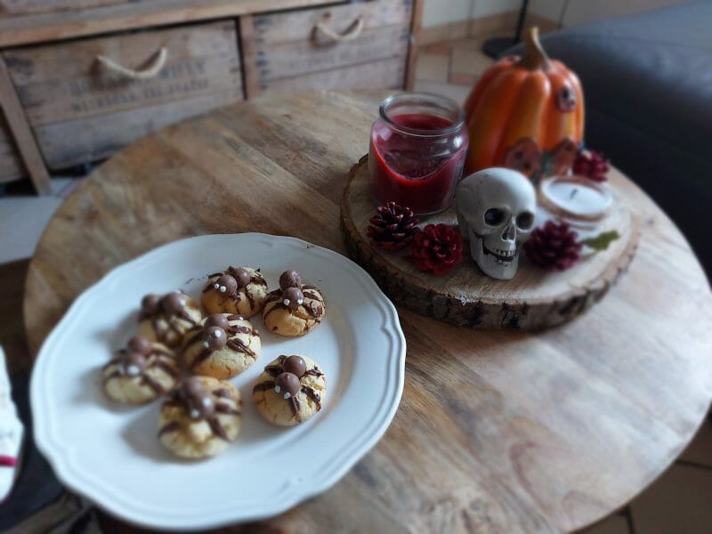 Cliquez pour zoomer ! Spider cookies – cookies araignées Thermomix par Amandine3