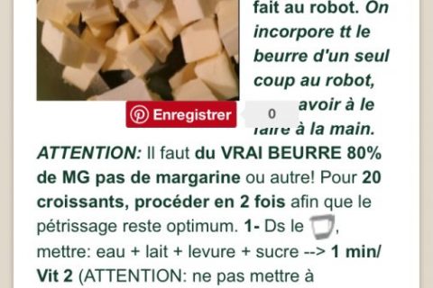 Photos des recettes