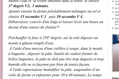Photos des recettes