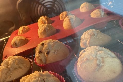 Cliquez pour zoomer ! Muffins choco-amande Thermomix par Suzann