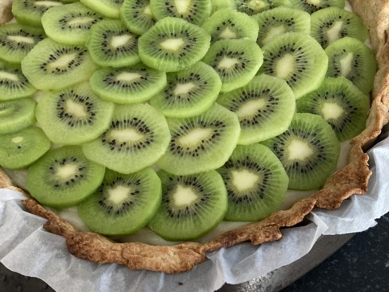 Cliquez pour zoomer ! Tarte aux kiwis Thermomix par domi5426