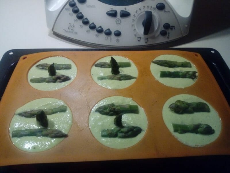 Flan aux asperges et parmesan au Thermomix Cookomix
