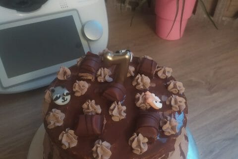 Cliquez pour zoomer ! Layer cake Kinder Bueno Thermomix par Syriaubenthi