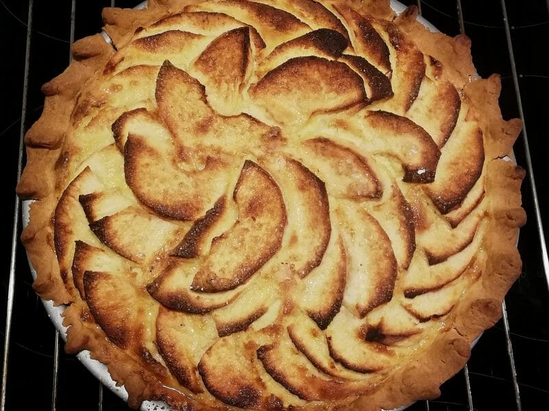 Cliquez pour zoomer ! Tarte normande aux pommes Thermomix par Endless_love