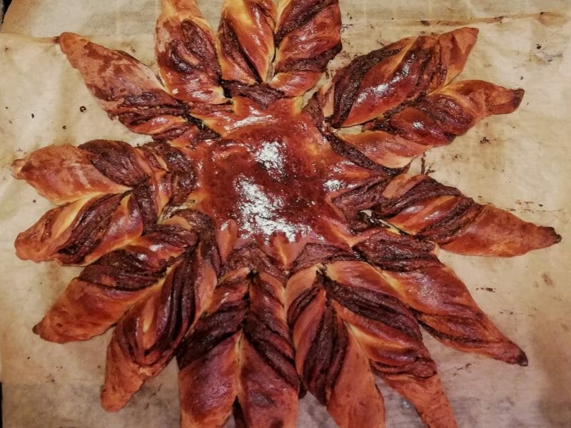 Cliquez pour zoomer ! Brioche étoilée au Nutella Thermomix par Endless_love