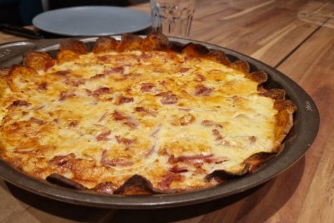 Cliquez pour zoomer ! Quiche à la patate douce, feta et jambon cru Thermomix par Zuzu8