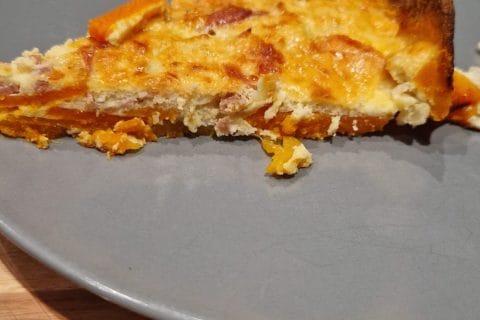 Cliquez pour zoomer ! Quiche à la patate douce, feta et jambon cru Thermomix par Zuzu8