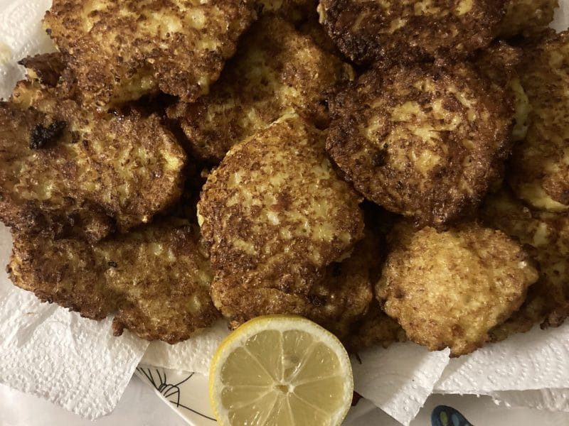 Cliquez pour zoomer ! Galettes de chou-fleur et sauce yaourt Thermomix par melanie_1389