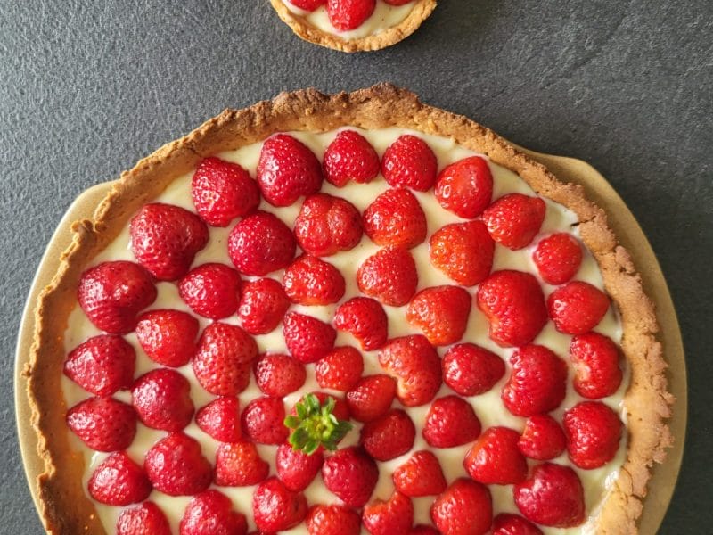 Cliquez pour zoomer ! Tarte aux fraises Thermomix par Farmer