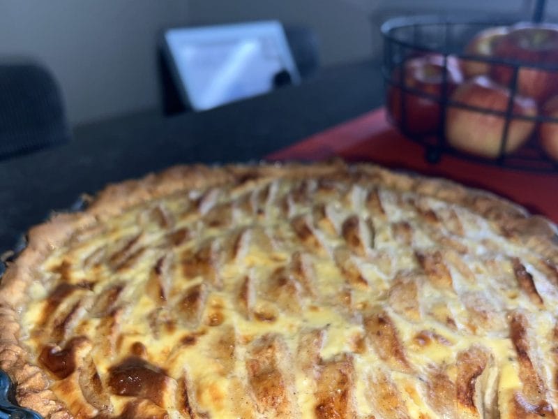 Cliquez pour zoomer ! Tarte normande aux pommes Thermomix par ysrb