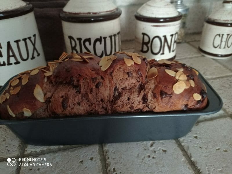 Cliquez pour zoomer ! Brioche tout chocolat Thermomix par Marie 🌹🌹