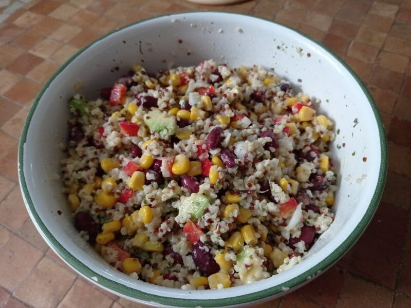 Cliquez pour zoomer ! Salade de quinoa mexicaine Thermomix par Marie 🌹🌹