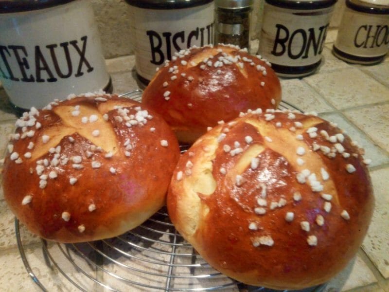 Cliquez pour zoomer ! Mouna (brioche de pâques) Thermomix par Marie 🌹🌹