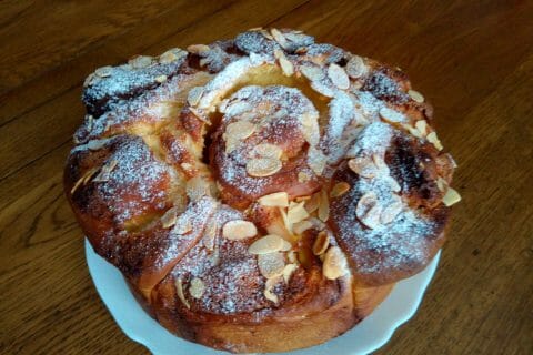 Cliquez pour zoomer ! Brioche à la crème d’amande au Thermomix