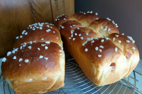 Cliquez pour zoomer ! Brioche aux pommes caramélisées au Thermomix
