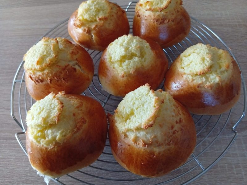 Cliquez pour zoomer ! Pāos de Deus , brioches à la noix de coco Thermomix par Marie 🌹🌹