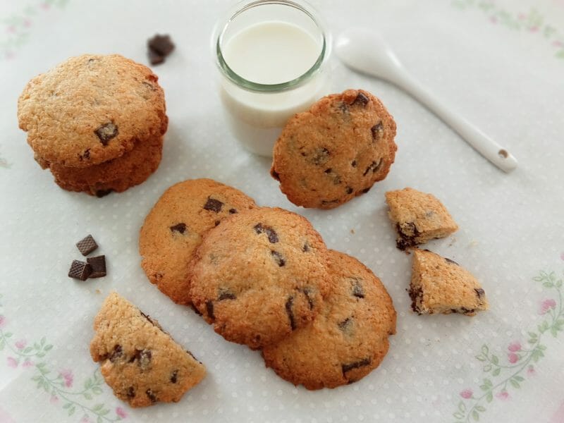 Cliquez pour zoomer ! Cookies à la noix de coco et pépites de chocolat Thermomix par Marie 🌹🌹