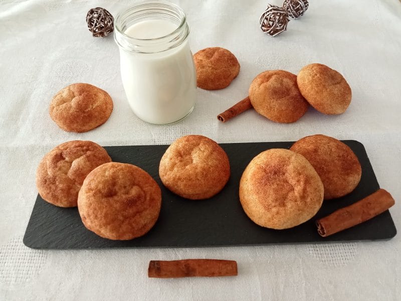 Cliquez pour zoomer ! Snickerdoodles – biscuits moelleux à la cannelle Thermomix par Marie 🌹🌹