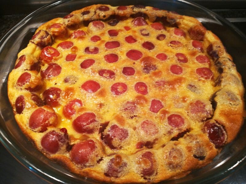 Cliquez pour zoomer ! Clafoutis aux cerises Thermomix par Mariposa42