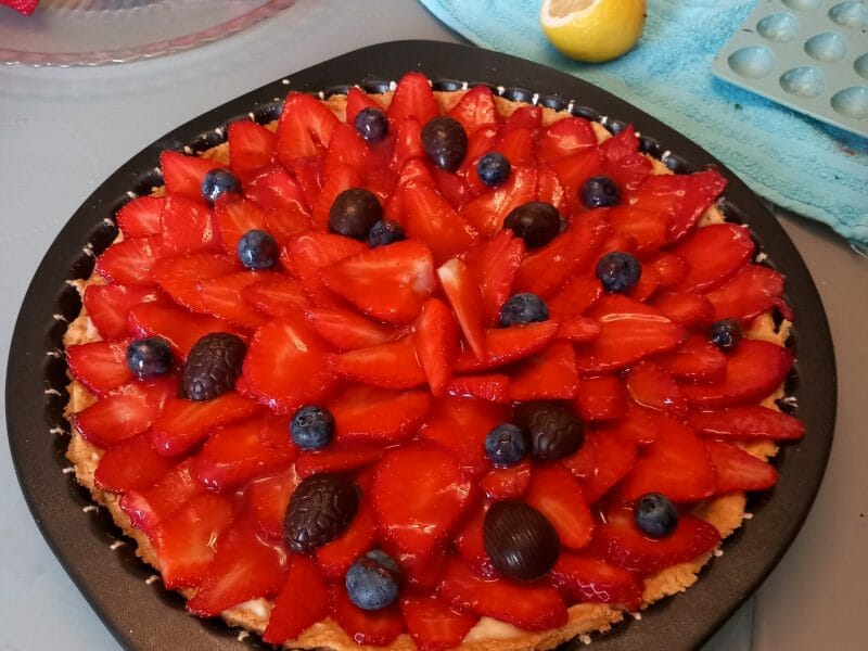 Cliquez pour zoomer ! Tarte aux fraises Thermomix par Claudinevigouroux