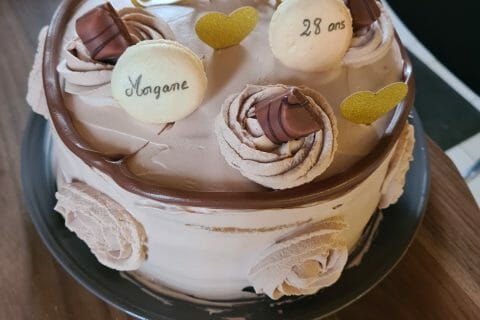 Cliquez pour zoomer ! Layer cake Kinder Bueno Thermomix par Cindy79