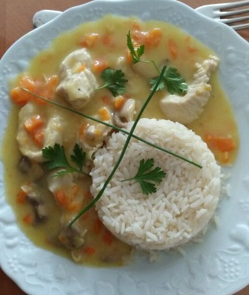 Cliquez pour zoomer ! Blanquette de poulet Thermomix par Titemamam