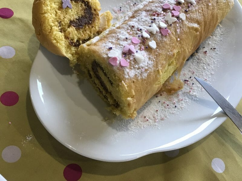 Cliquez pour zoomer ! Roulé au nutella Thermomix par Manueverest