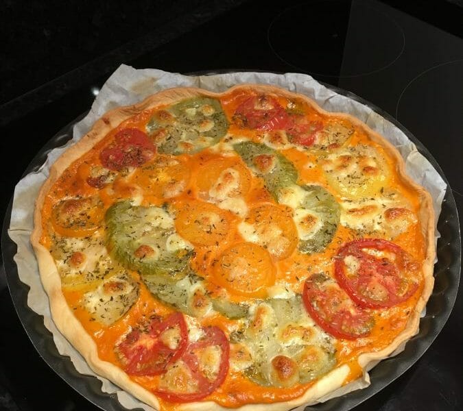 Cliquez pour zoomer ! Tarte à la tomate Thermomix par Vyls