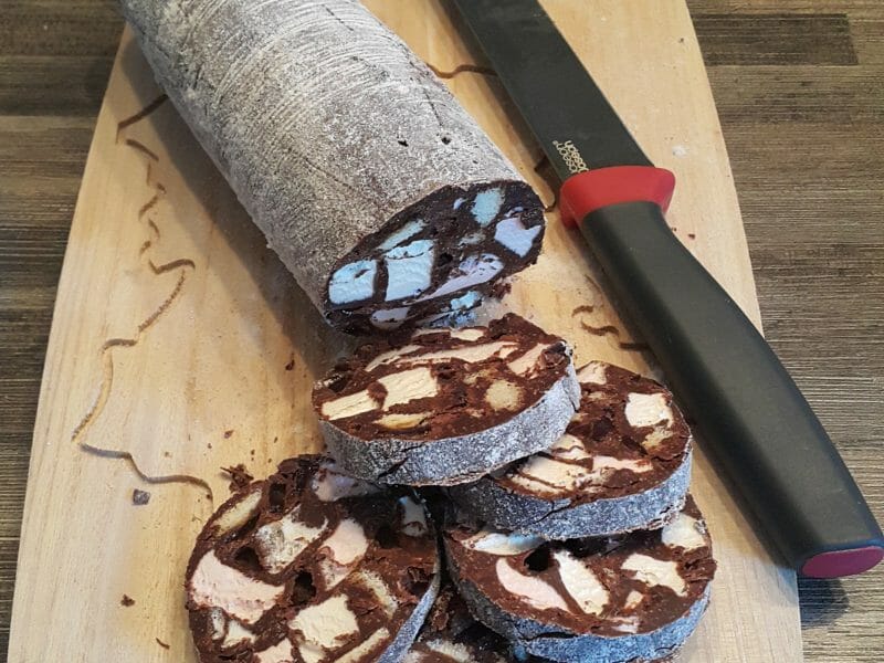 Cliquez pour zoomer ! Saucisson au chocolat Thermomix par Matmel