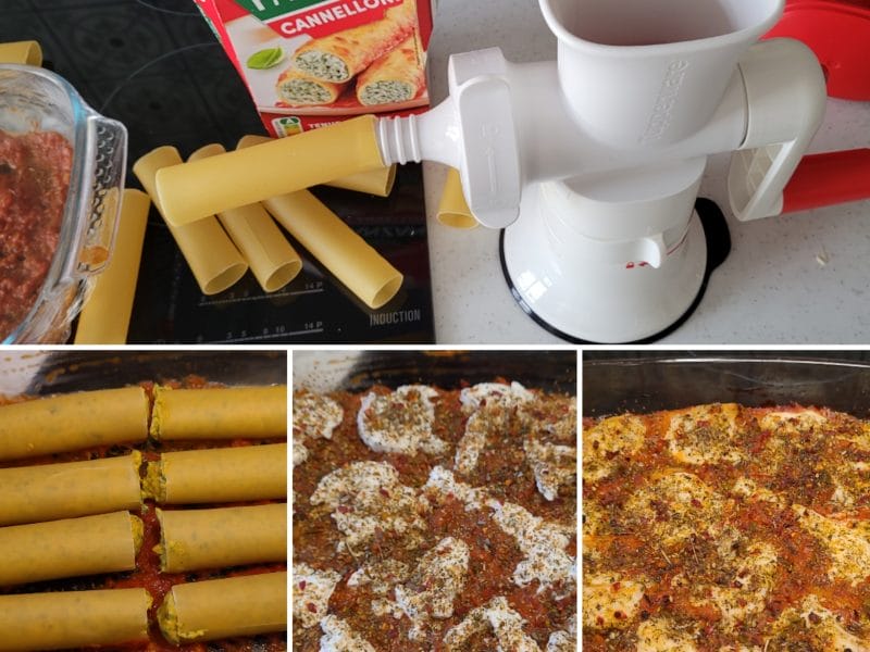 Cliquez pour zoomer ! Cannellonis au potimarron, épinards et ricotta Thermomix par Gilles 75