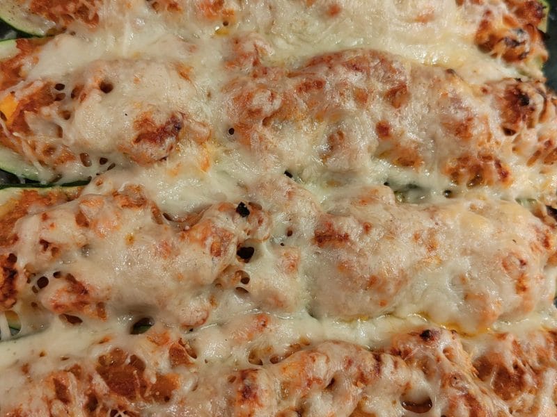 Cliquez pour zoomer ! Courgettes farcies au thon Thermomix par eve_2103