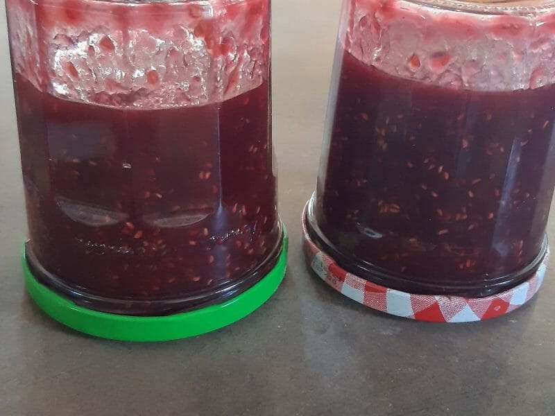 Cliquez pour zoomer ! Confiture de framboises Thermomix par Celpon