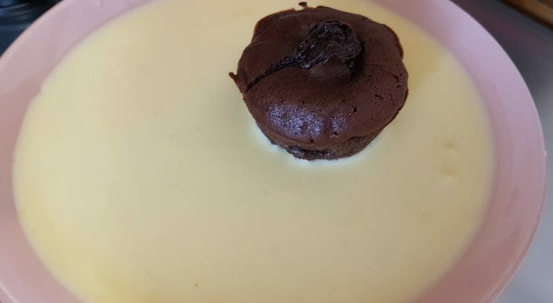 Cliquez pour zoomer ! Moelleux au chocolat cœur fondant Thermomix par Ce60