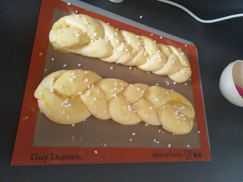 Cliquez pour zoomer ! Brioche tressée à la mie filante Thermomix par Imdode