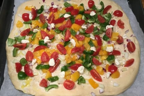 Cliquez pour zoomer ! Focaccia aux oignons Thermomix par AudreyC