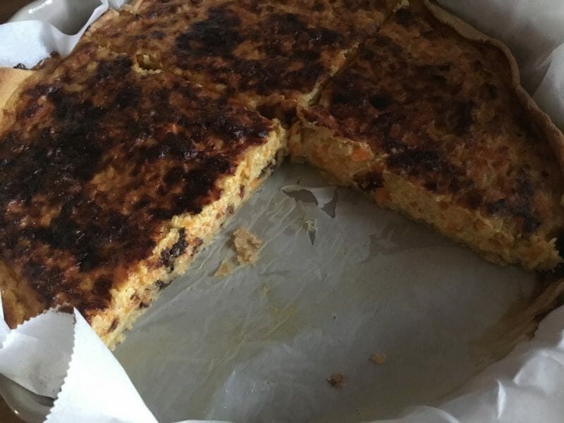 Cliquez pour zoomer ! Tarte courgettes et carottes Thermomix par AudreyC