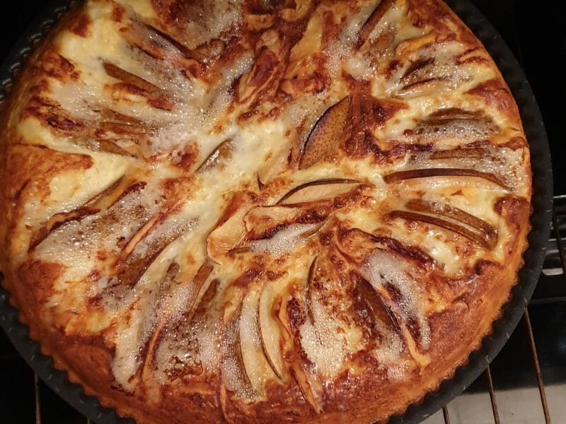 Cliquez pour zoomer ! Tarte reblochon à la poire Thermomix par Marie lou