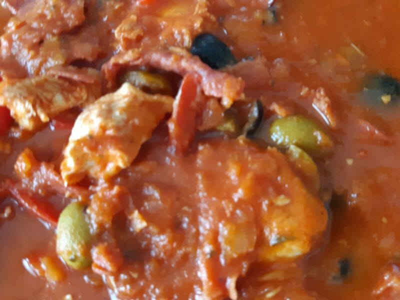 Cliquez pour zoomer ! Sauté de poulet au chorizo Thermomix par Val13