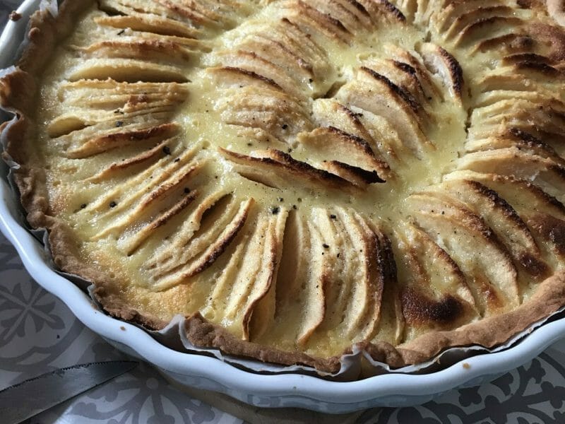 Cliquez pour zoomer ! Tarte normande aux pommes Thermomix par Virginie773