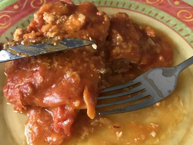 Cliquez pour zoomer ! Lasagnes au poulet et poivrons Thermomix par Virginie773