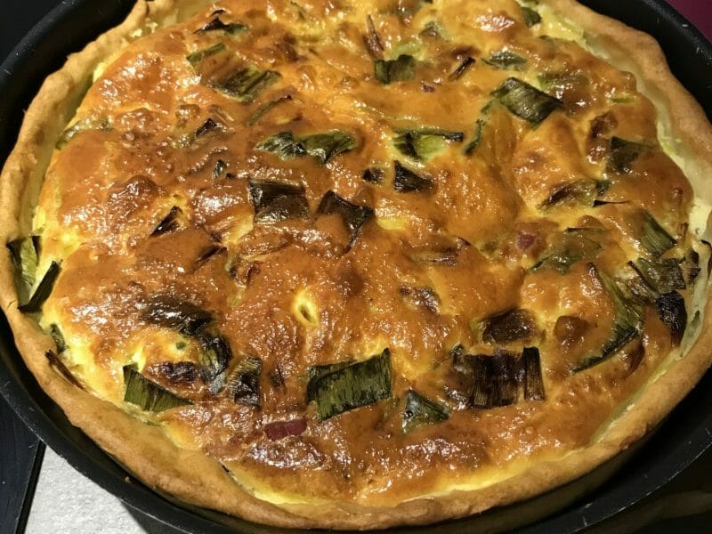 Cliquez pour zoomer ! Gâteau poireaux, lardons et fromage Thermomix par Virginie773