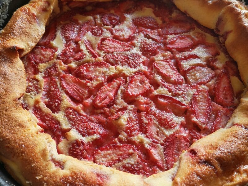 Cliquez pour zoomer ! Clafoutis aux fraises Thermomix par Laulu