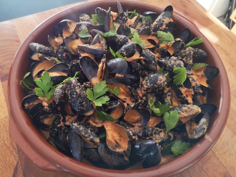 Cliquez pour zoomer ! Moules sauce chorizo Thermomix par Laulu