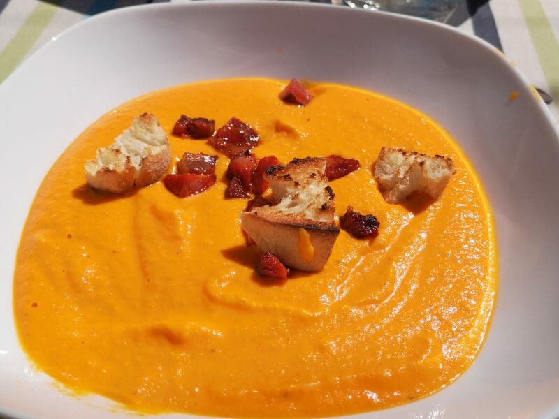 Cliquez pour zoomer ! Velouté de carottes et poivrons rouges Thermomix par Laulu