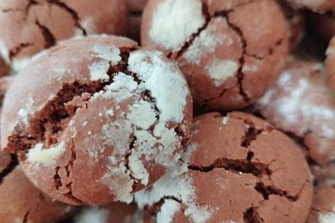 Cliquez pour zoomer ! Craquelés au chocolat Thermomix par Laulu