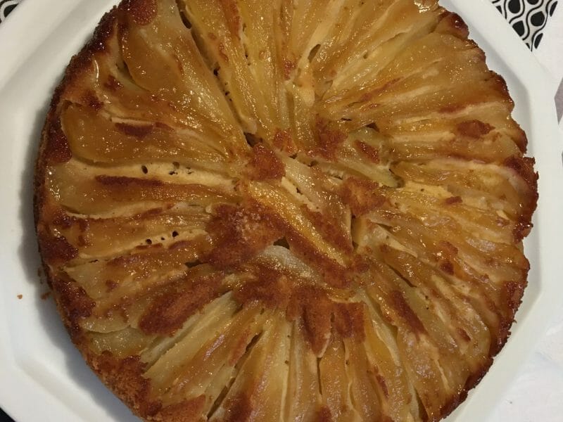 Cliquez pour zoomer ! Gâteau renversé aux poires Thermomix par Ghislaine55