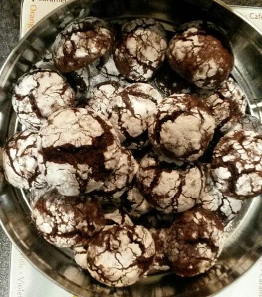 Cliquez pour zoomer ! Craquelés au chocolat Thermomix par Sylvie57