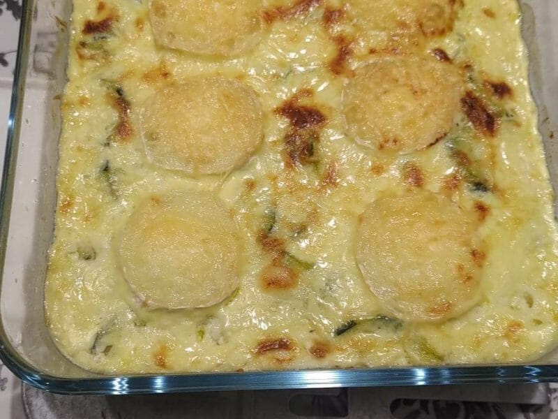 Cliquez pour zoomer ! Gratin de courgettes au chèvre Thermomix par Nectar88