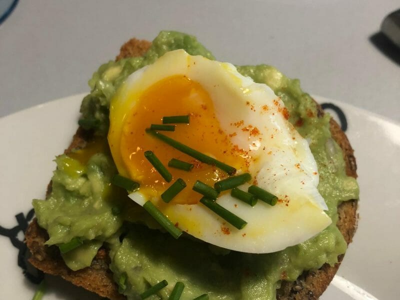 Cliquez pour zoomer ! Tartine avocat et oeuf mollet Thermomix par Chouchou381338